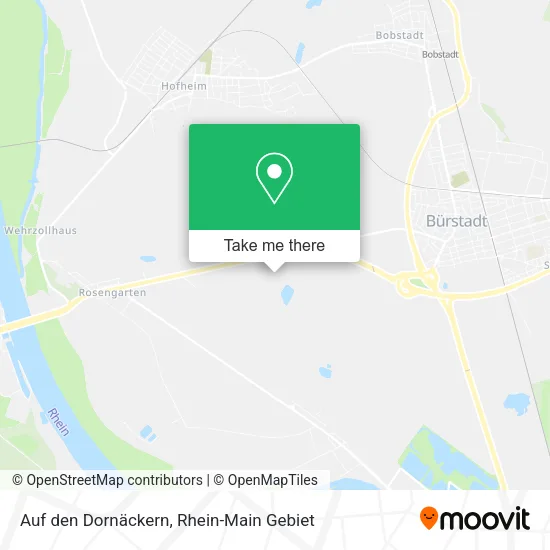 Карта Auf den Dornäckern