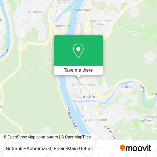 Карта Getränke-Abholmarkt