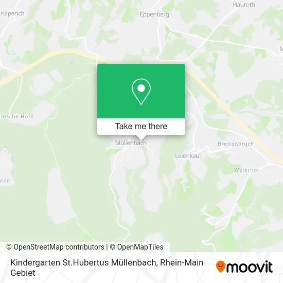 Карта Kindergarten St.Hubertus Müllenbach