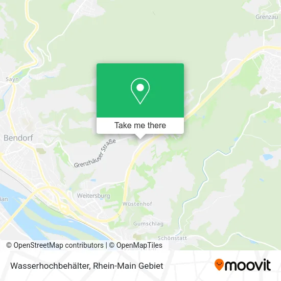 Карта Wasserhochbehälter