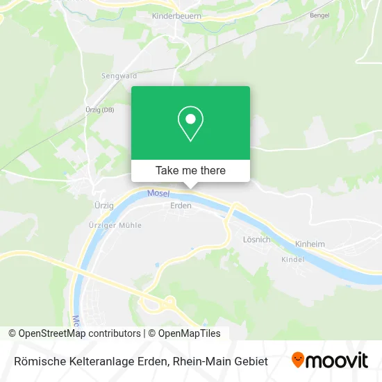 Römische Kelteranlage Erden map