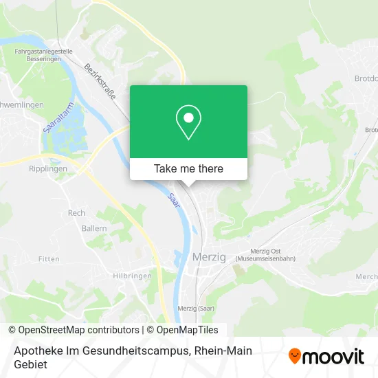 Карта Apotheke Im Gesundheitscampus
