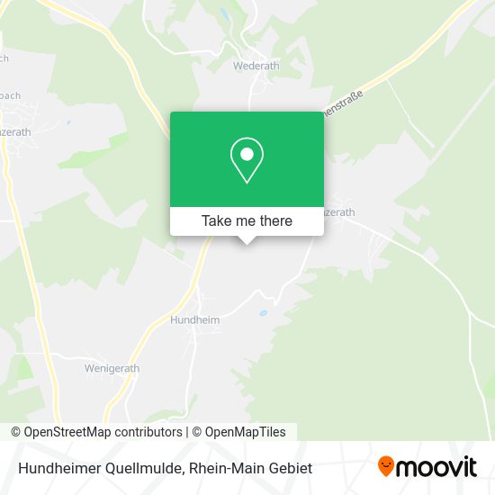 Hundheimer Quellmulde map