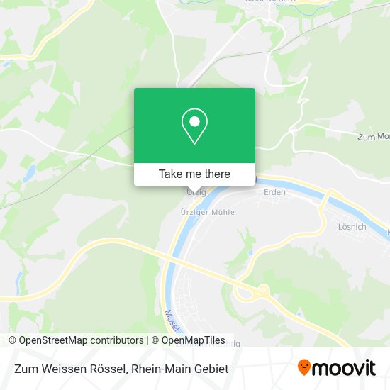 Карта Zum Weissen Rössel