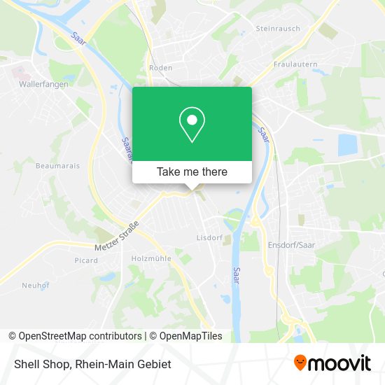Shell Shop map