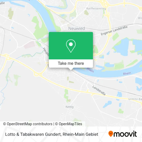 Карта Lotto & Tabakwaren Gundert
