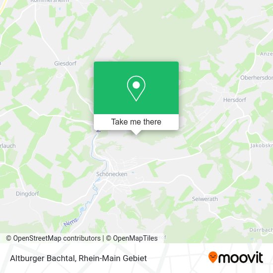Карта Altburger Bachtal