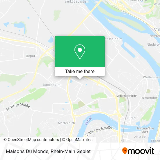 Карта Maisons Du Monde
