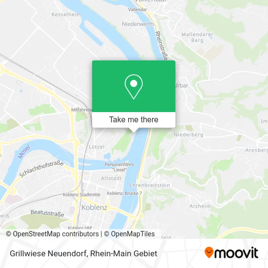 Карта Grillwiese Neuendorf