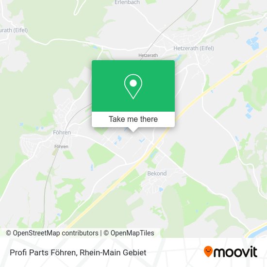 Карта Profi Parts Föhren