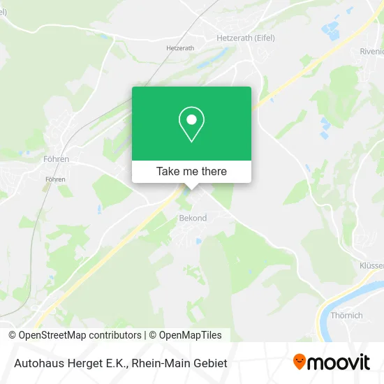Карта Autohaus Herget E.K.