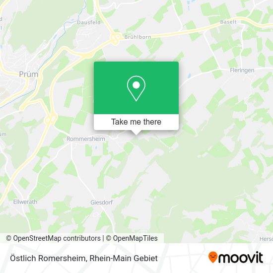 Карта Östlich Romersheim