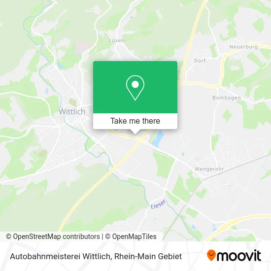 Карта Autobahnmeisterei Wittlich