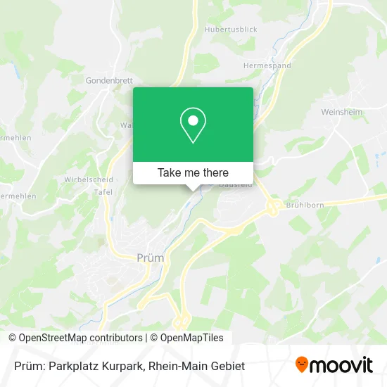 Карта Prüm: Parkplatz Kurpark