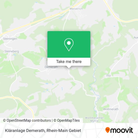 Карта Kläranlage Demerath