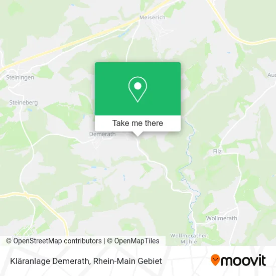Карта Kläranlage Demerath