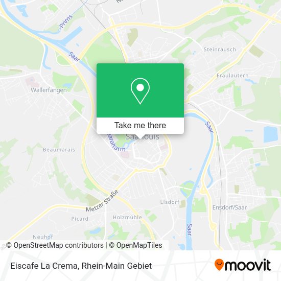 Карта Eiscafe La Crema