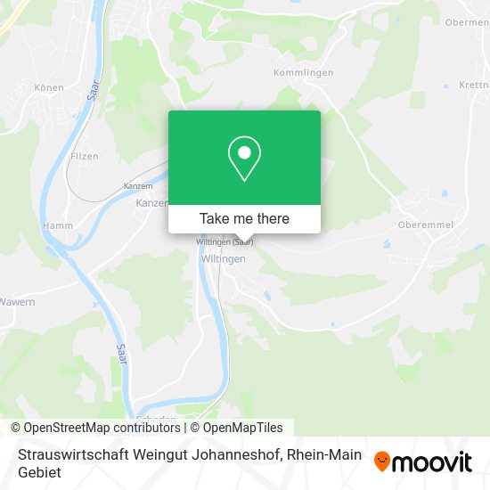 Карта Strauswirtschaft Weingut Johanneshof