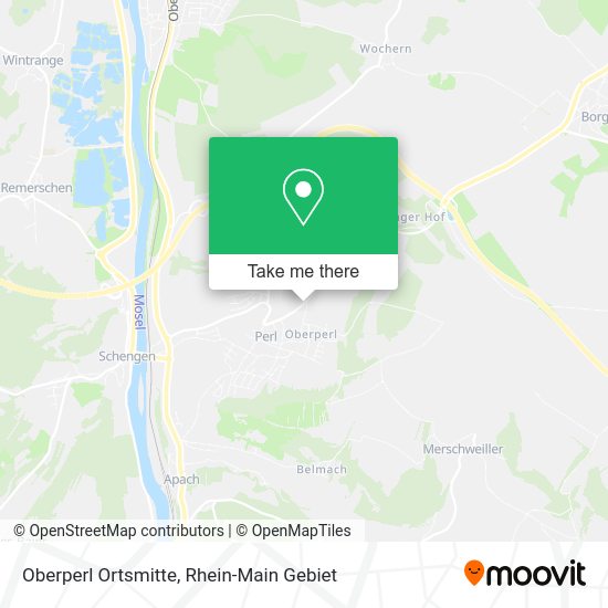 Oberperl Ortsmitte map