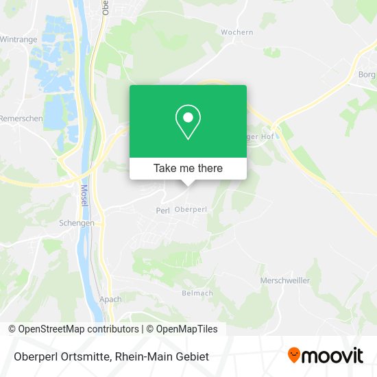 Oberperl Ortsmitte map