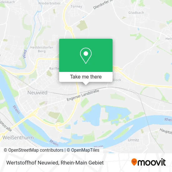 Карта Wertstoffhof Neuwied