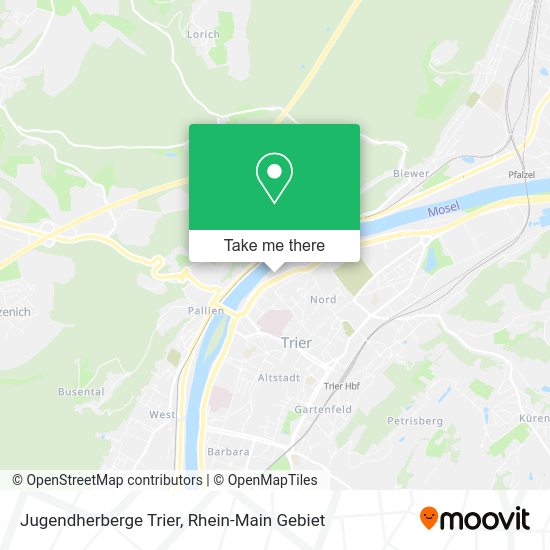 Карта Jugendherberge Trier