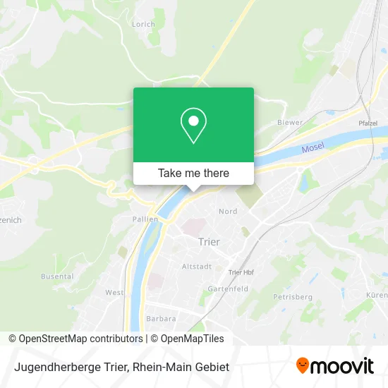 Карта Jugendherberge Trier