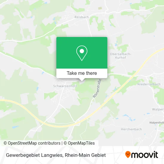 Карта Gewerbegebiet Langwies