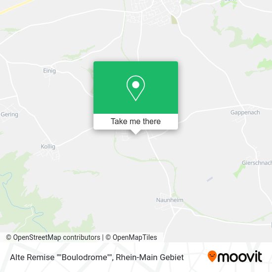 Карта Alte Remise ""Boulodrome""
