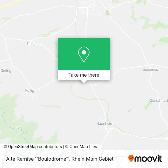 Карта Alte Remise ""Boulodrome""