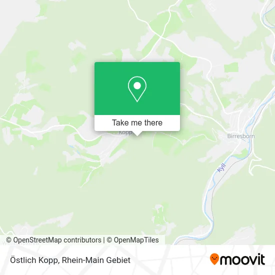 Карта Östlich Kopp
