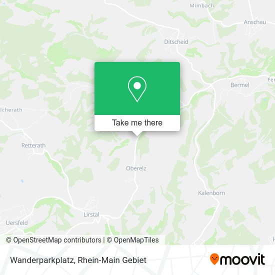 Карта Wanderparkplatz