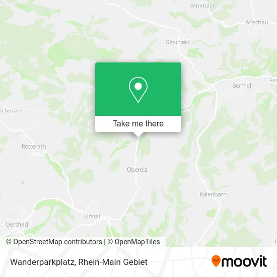 Карта Wanderparkplatz