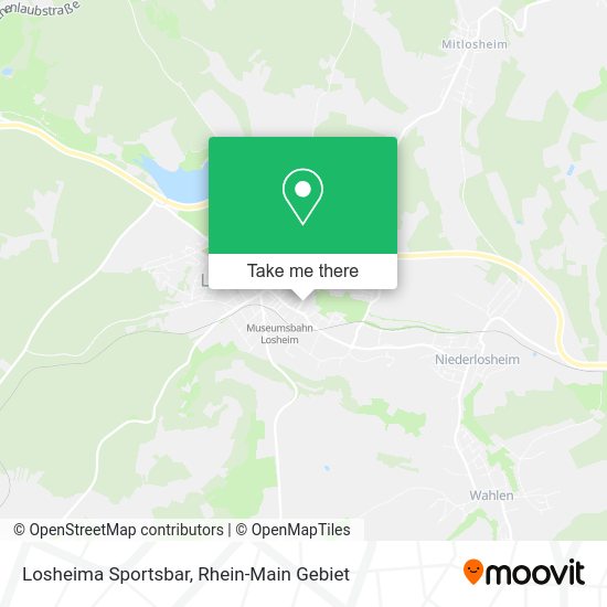Карта Losheima Sportsbar
