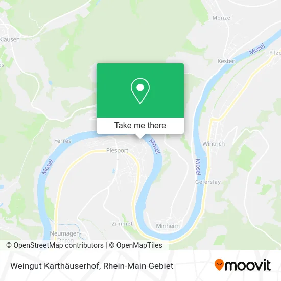 Карта Weingut Karthäuserhof