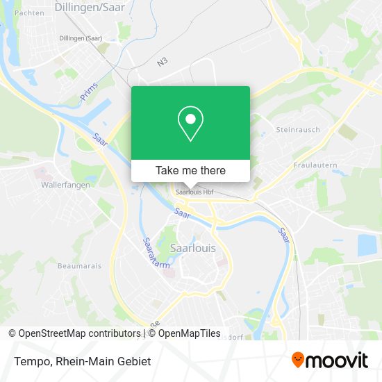 Карта Tempo
