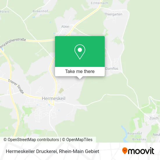 Карта Hermeskeiler Druckerei