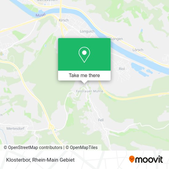 Карта Klosterbor