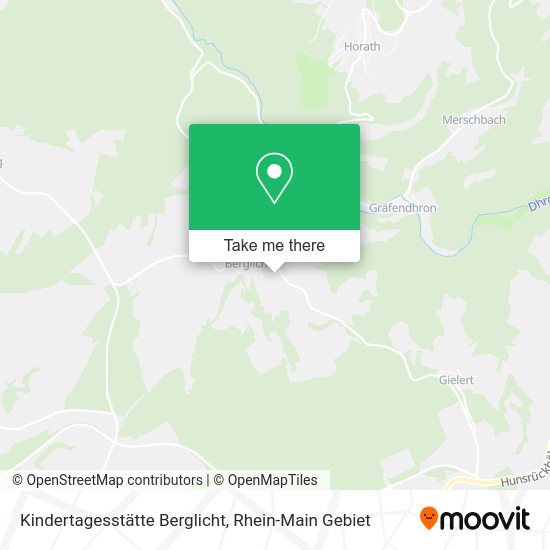 Карта Kindertagesstätte Berglicht