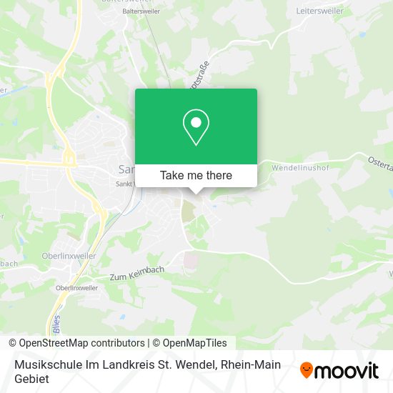Карта Musikschule Im Landkreis St. Wendel