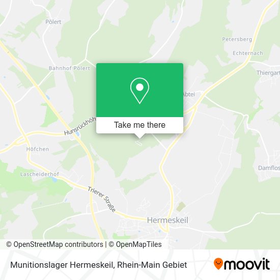 Карта Munitionslager Hermeskeil