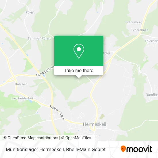 Карта Munitionslager Hermeskeil