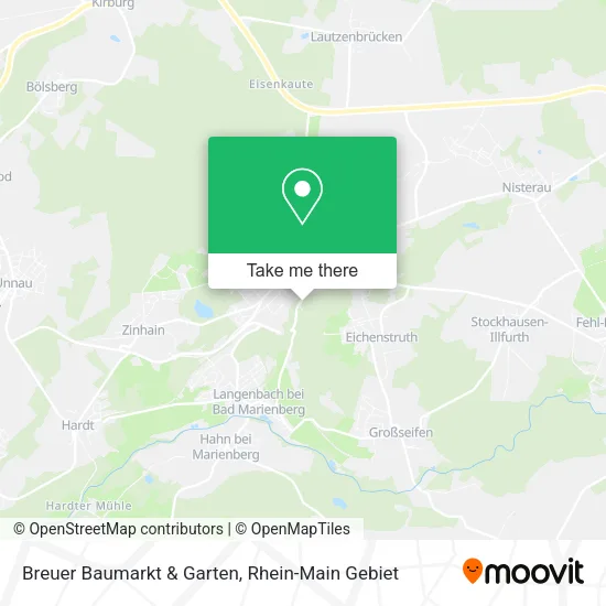 Карта Breuer Baumarkt & Garten