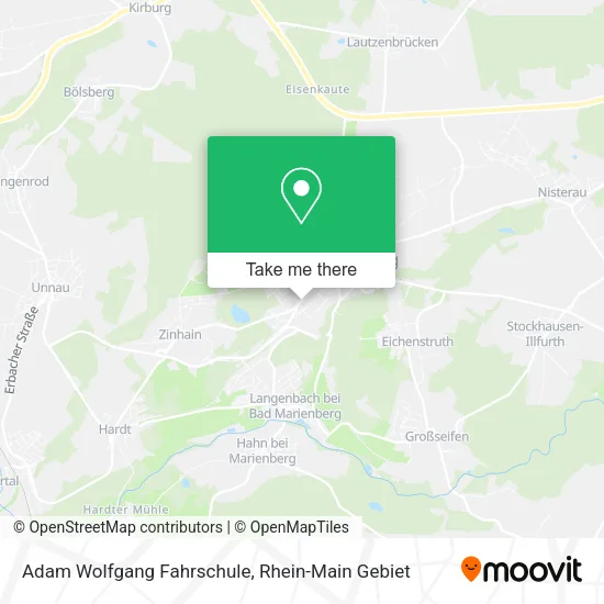 Карта Adam Wolfgang Fahrschule