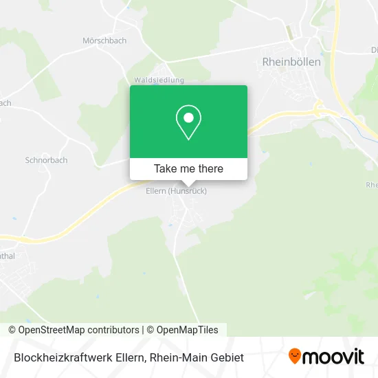 Карта Blockheizkraftwerk Ellern