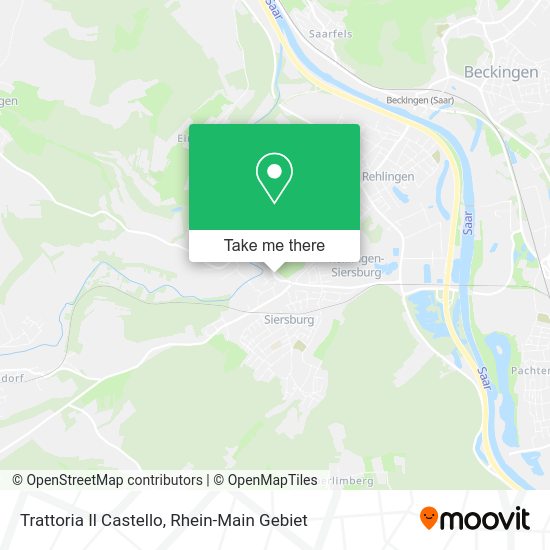 Карта Trattoria Il Castello