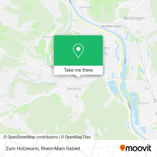 Карта Zum Holzwurm