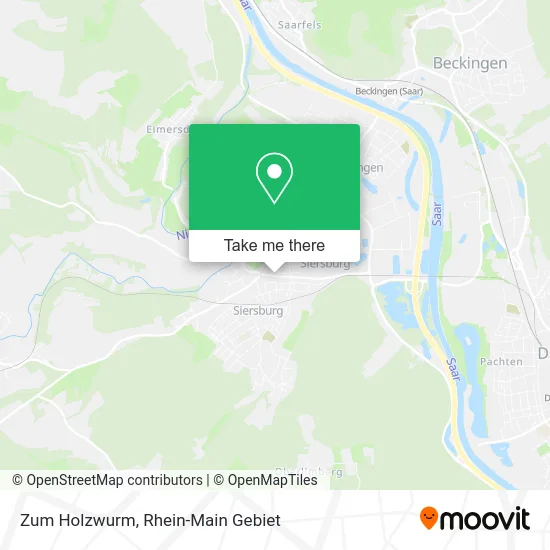 Zum Holzwurm map