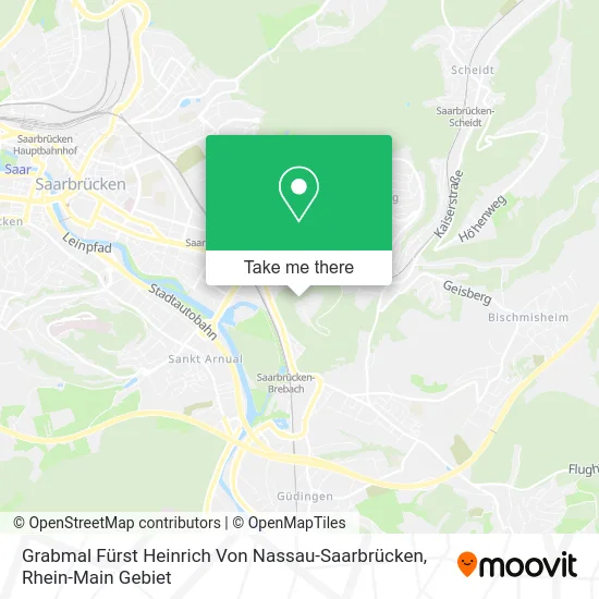 Карта Grabmal Fürst Heinrich Von Nassau-Saarbrücken