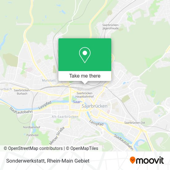 Карта Sonderwerkstatt